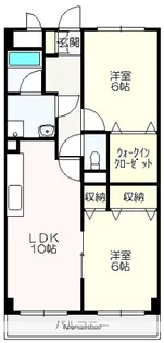 高そねマンション【8階】の間取り