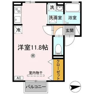プレジオⅡ【2階】の間取り