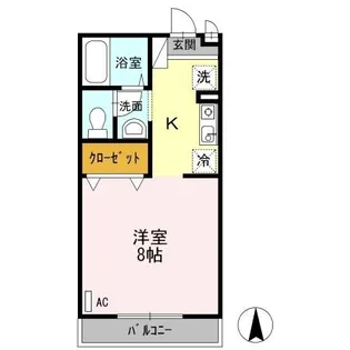 ハッピーライフⅡ【1階】の間取り