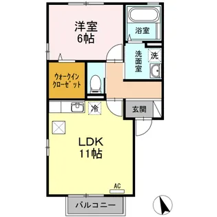 シャルマン【1階】の間取り