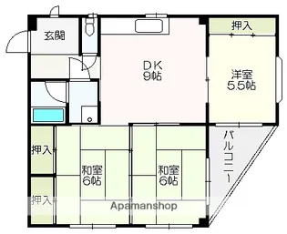 エナール高須【303号室】の間取り