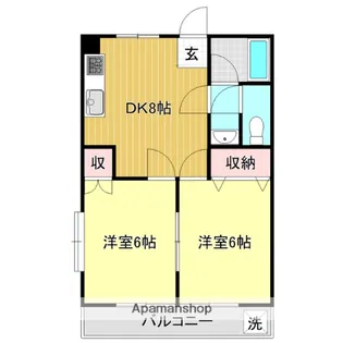 ゴールデンハイツ【3階】の間取り