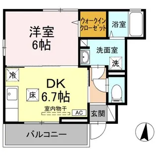 グランドキャニオン【1階】の間取り