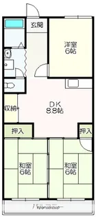 コーポ公文【3階】の間取り