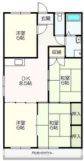 コーポ公文【3階】の間取り