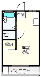 ハイツラベンダー【2階】の間取り