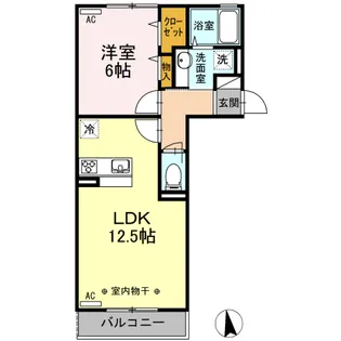 ヴァンベール【2階】の間取り