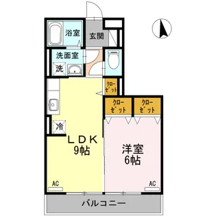 コンフォート【2階】の間取り