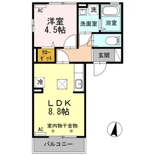 リオン【1階】の間取り