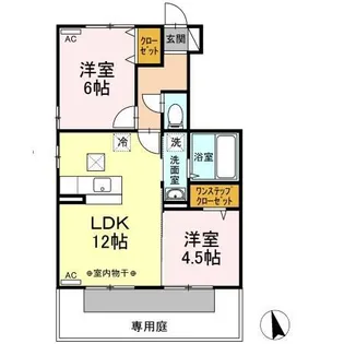シャトレーM【1階】の間取り