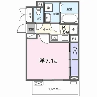 JADA HOUSE桜井【2階】の間取り