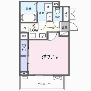 JADA HOUSE桜井【3階】の間取り