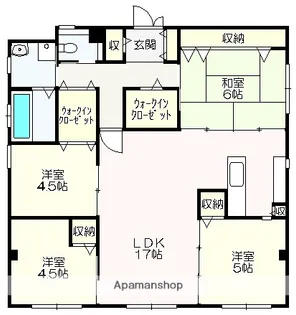 エストゥディオY【1階】の間取り