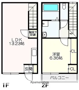 GRANXNANGOKU(グランクロス南国)【107号室】の間取り