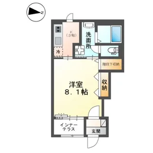 アンセリジェⅡ【1階】の間取り