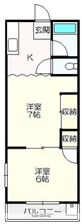 アゾノハイツ【2階】の間取り