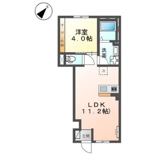 (仮)南国市小籠アパート【102号室】の間取り