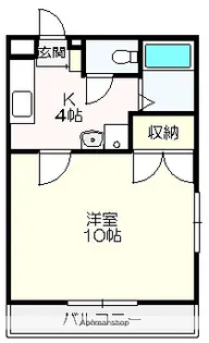 ハイネッツⅠ【201号室】の間取り
