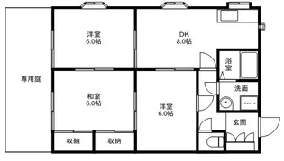 セルバ若久【1階】の間取り