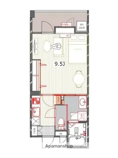 アントゥール薬院【8階】の間取り