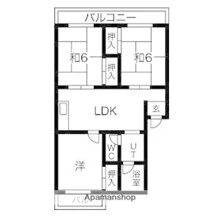 第3ヒロカネビル【5階】の間取り