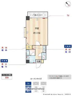 ドリーム博多【6階】の間取り