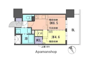 F・PARC GRANDMARK天神【2階】の間取り