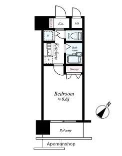 ダイナコートエスタディオ山王公園【6階】の間取り