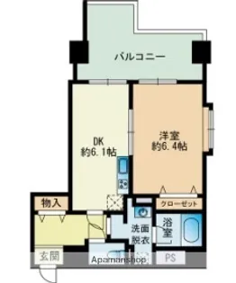 高口箔屋ビル【8階】の間取り
