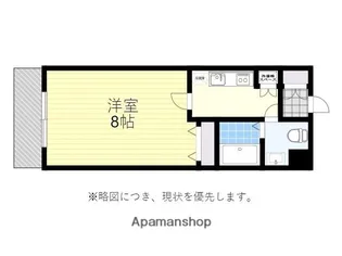 ピュアドームブライトン博多【502号室】の間取り