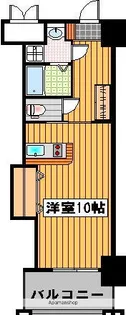 ロイヤル渡辺通Ⅱ【12階】の間取り