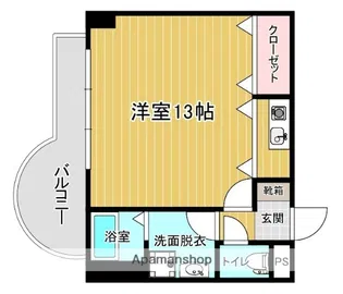 モアフィールド天神南【306号室】の間取り