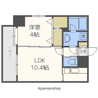 ネストピア呉服町【5階】の間取り