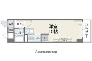 アバンダント84【9階】の間取り