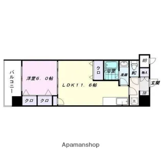 エスパンドーレ川上【11階】の間取り