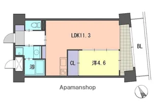 レジデンス住吉【8階】の間取り