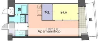 レジデンス住吉【4階】の間取り