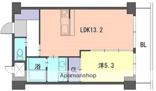 レジデンス住吉【3階】の間取り