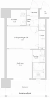 エンクレストNEO博多駅南【7階】の間取り