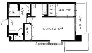 セレス別府【305号室】の間取り