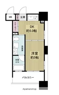 ルネッサンス21博多【6階】の間取り