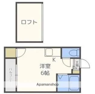 サウザンドヒルズ県庁前【2階】の間取り