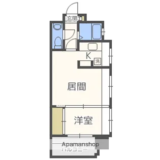 エステート・モア・平尾公園通り【5階】の間取り