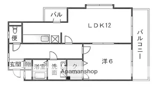 インパルス大橋【4階】の間取り
