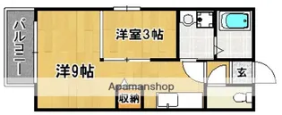 ボナール櫻【1階】の間取り