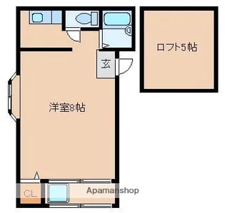 リテラ住吉【1階】の間取り