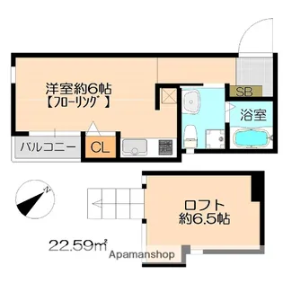 レガシィ井尻【2階】の間取り