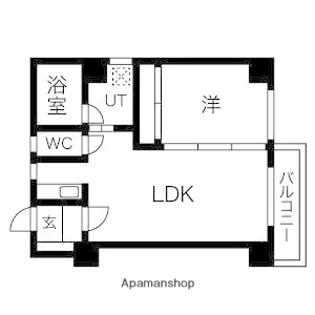 パグーロ東平尾Ⅱ【5階】の間取り