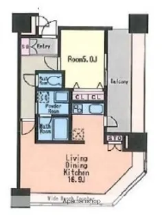 KDXレジデンス大濠ハーバービュータワー【20階】の間取り
