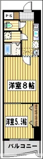 ロイヤル渡辺通【12階】の間取り